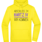 Abschluss '24 Hartz IV Design - Premium Essential Unisex Hoodie_YELLOW_front