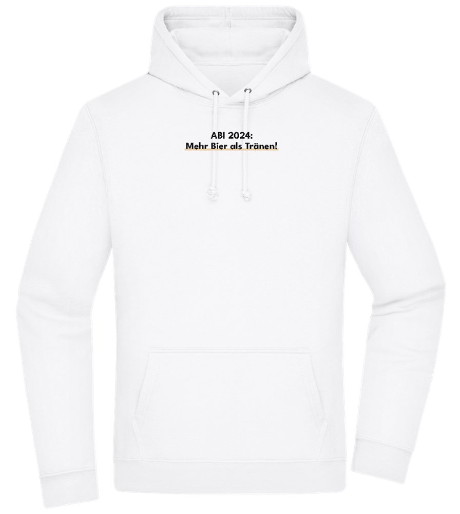 Mehr Bier Als Tränen Design - Premium Essential Unisex Hoodie_WHITE_front