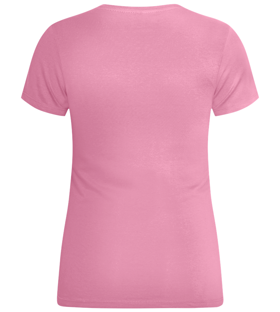 Not Being in Paris Design - Comfort women's t-shirt_PINK ORCHID_back