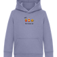 Best Friends Ever Food Design - Comfort Kids Hoodie_BLUE_front