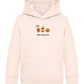 Best Friends Ever Food Design - Comfort Kids Hoodie_LIGHT PEACH ROSE_front