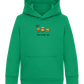 Best Friends Ever Food Design - Comfort Kids Hoodie_MEADOW GREEN_front