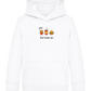 Best Friends Ever Food Design - Comfort Kids Hoodie_WHITE_front