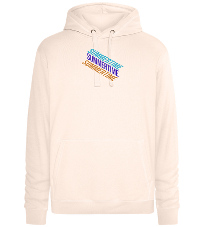 Summertime Design - Premium unisex hoodie_LIGHT PEACH ROSE_front