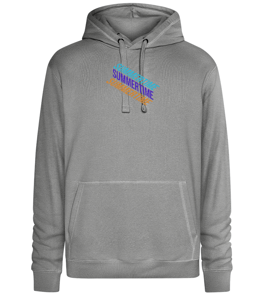 Summertime Design - Premium unisex hoodie_ORION GREY II_front