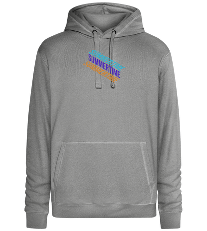 Summertime Design - Premium unisex hoodie_ORION GREY II_front