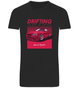 Drifting Not A Crime Design - Basic Unisex T-Shirt