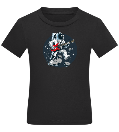 Astro Rocker Design - Comfort kids fitted t-shirt_DEEP BLACK_front