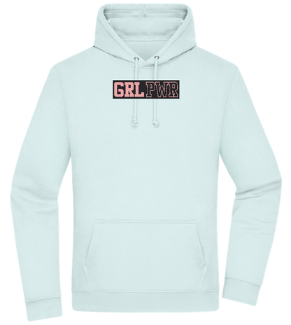 Girl Power 3 Design - Premium Essential Unisex Hoodie_ARCTIC BLUE_front