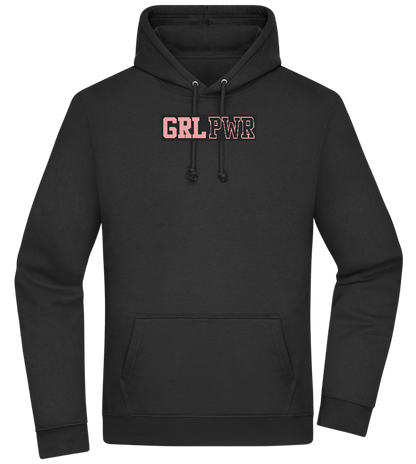 Girl Power 3 Design - Premium Essential Unisex Hoodie_BLACK_front