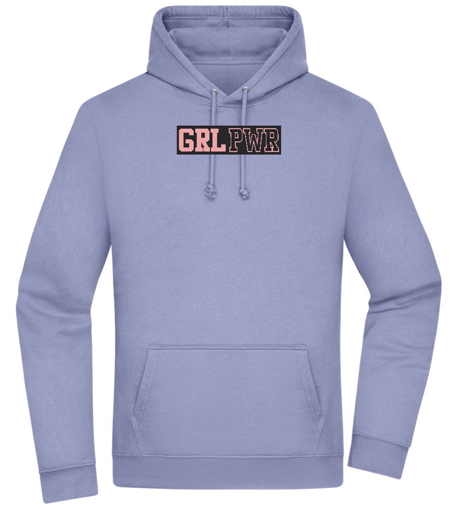 Girl Power 3 Design - Premium Essential Unisex Hoodie_BLUE_front