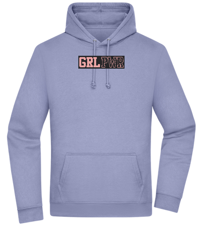 Girl Power 3 Design - Premium Essential Unisex Hoodie_BLUE_front