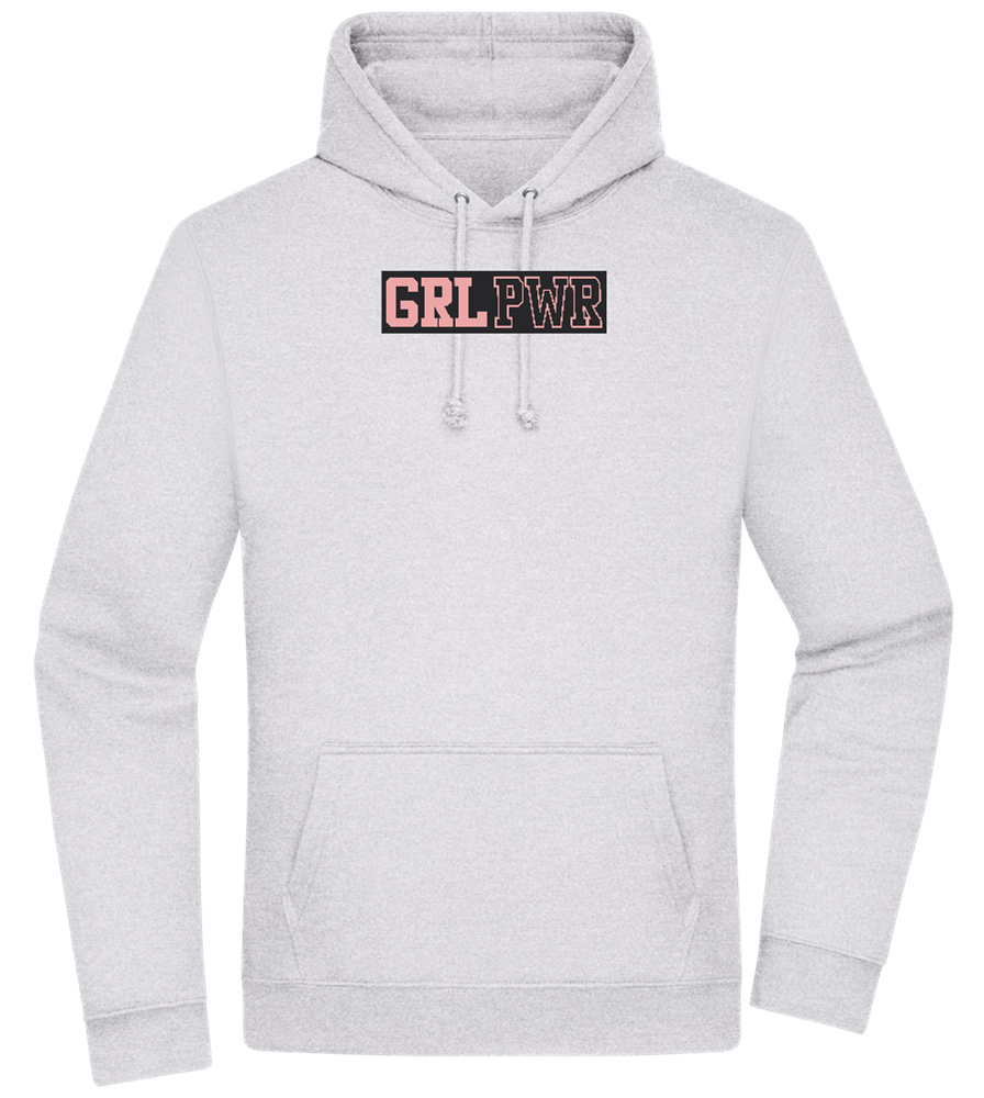 Girl Power 3 Design - Premium Essential Unisex Hoodie_ORION GREY II_front