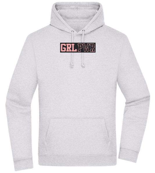 Girl Power 3 Design - Premium Essential Unisex Hoodie_ORION GREY II_front