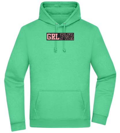 Girl Power 3 Design - Premium Essential Unisex Hoodie_SPRING GREEN_front