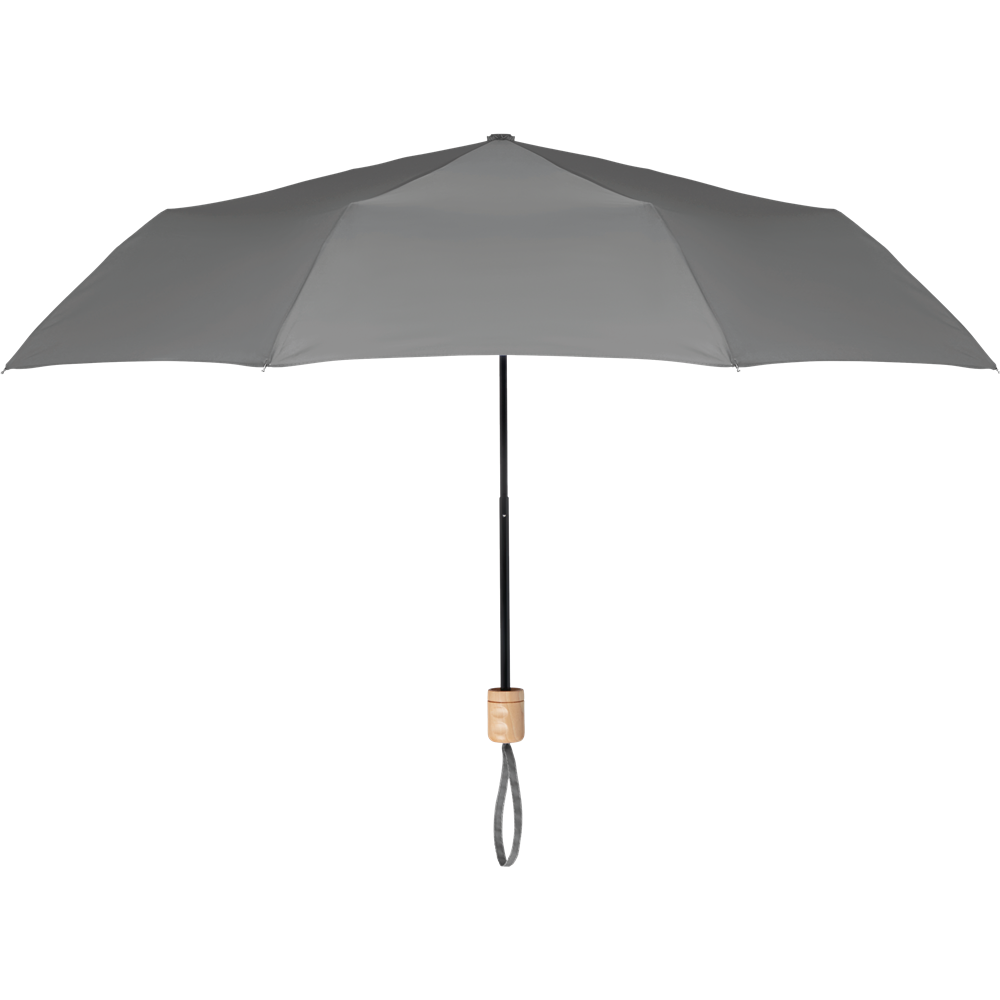 RPET 21-Inch Umbrella_GREY_DETAILEDIMAGE_front_1
