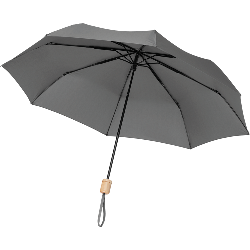 RPET 21-Inch Umbrella_GREY_DETAILEDIMAGE_front_3