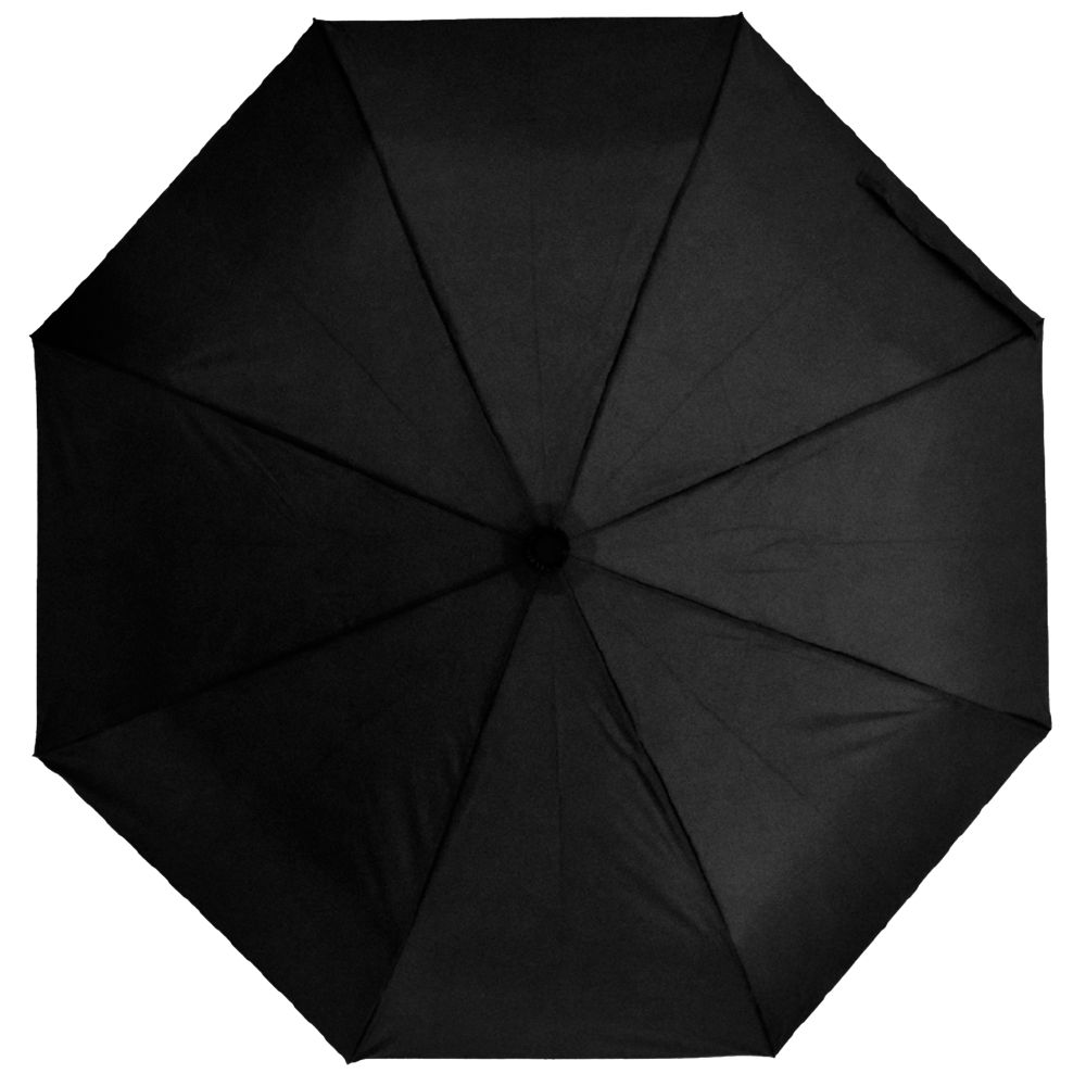 RPET 21-Inch Umbrella_BLACK_front