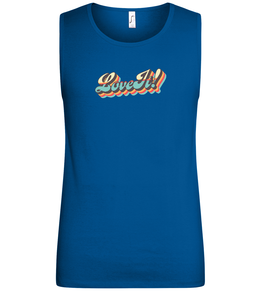 Love It! Design - Basic men's tank top_ROYAL_front