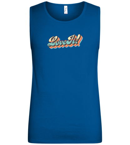 Love It! Design - Basic men's tank top_ROYAL_front