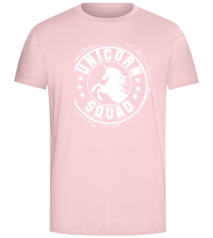 Unicorn Squad Logo Design - Comfort Unisex T-Shirt_CANDY PINK_front