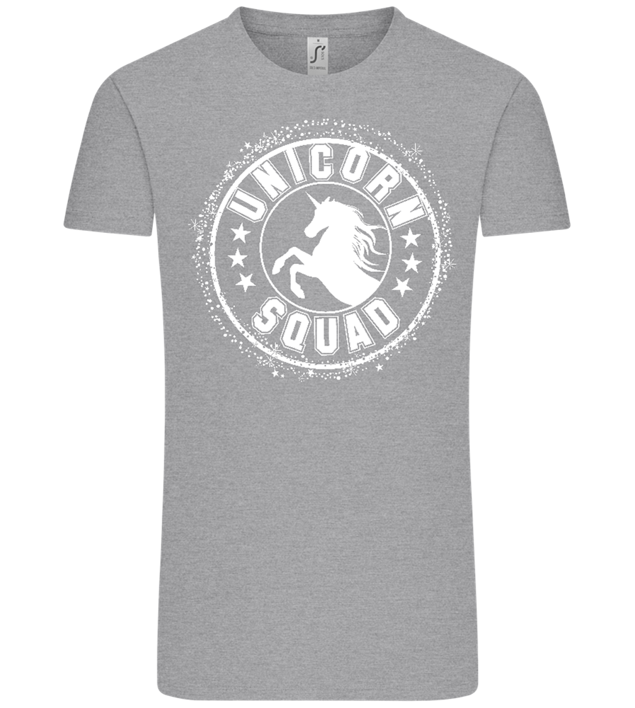 Unicorn Squad Logo Design - Comfort Unisex T-Shirt_ORION GREY_front