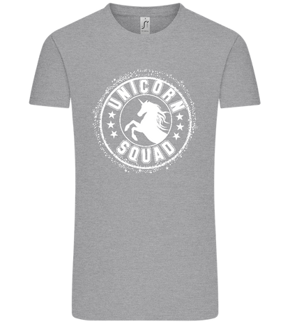 Unicorn Squad Logo Design - Comfort Unisex T-Shirt_ORION GREY_front