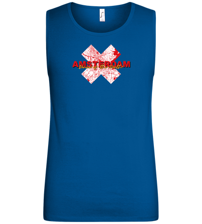 Venice of the North Design - Basic men's tank top_ROYAL_front