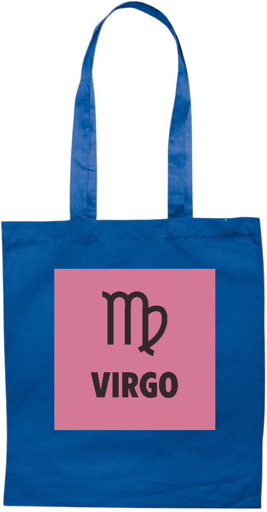 Zodiac Virgo Design - Essential colored event tote bag_ROYAL BLUE_front