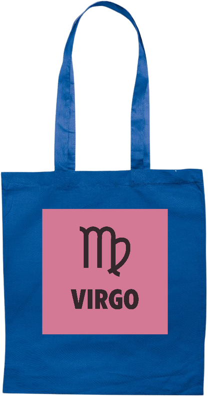 Zodiac Virgo Design - Essential colored event tote bag_ROYAL BLUE_front