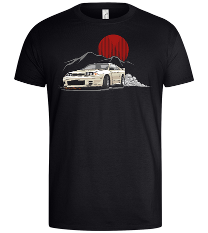 Retro Drift Car Design - Basic men's t-shirt_MARINE_front