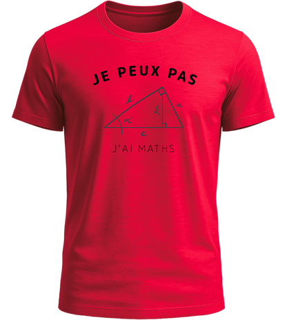 J’ai Math Design - Basic Unisex T-Shirt_RED_front