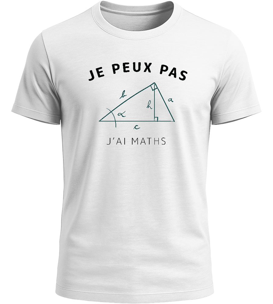 J’ai Math Design - Basic Unisex T-Shirt_WHITE_front