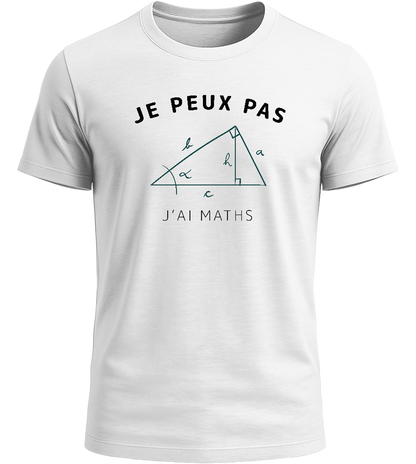 J’ai Math Design - Basic Unisex T-Shirt_WHITE_front