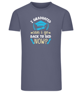 Can i Go Back to Bed Now Design - Comfort men's fitted t-shirt