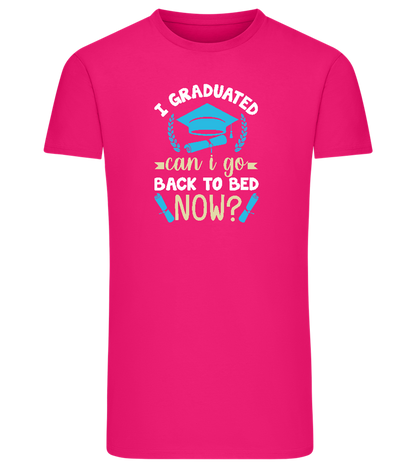 Can i Go Back to Bed Now Design - Comfort men's fitted t-shirt_FUCHSIA_front