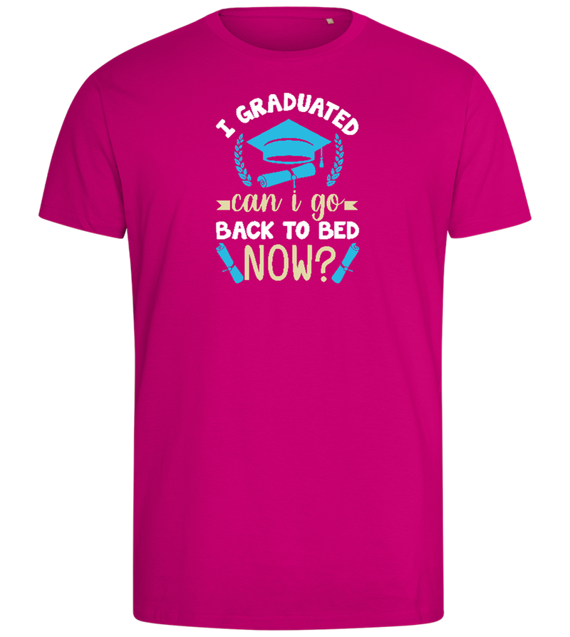 Can i Go Back to Bed Now Design - Comfort men's fitted t-shirt_FUCHSIA_front