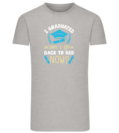 Can i Go Back to Bed Now Design - Comfort men's fitted t-shirt_ORION GREY_front