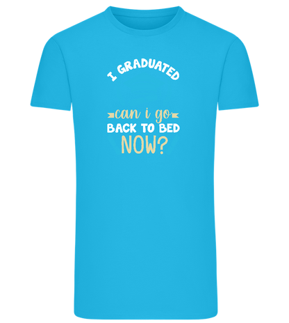 Can i Go Back to Bed Now Design - Comfort men's fitted t-shirt_TURQUOISE_front