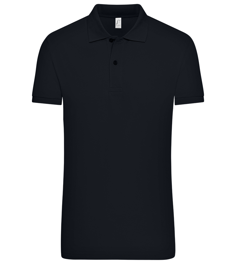 Premium essential men´s polo shirt_MARINE_front