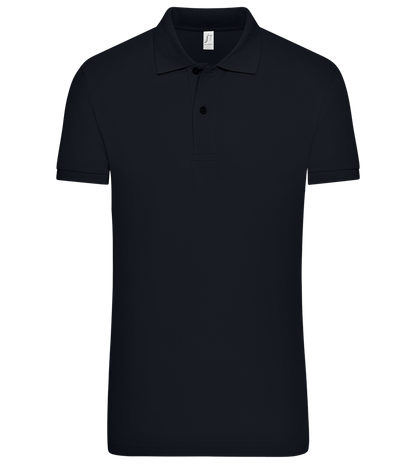 Premium essential men´s polo shirt_MARINE_front