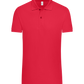 Premium essential men´s polo shirt_RED_front