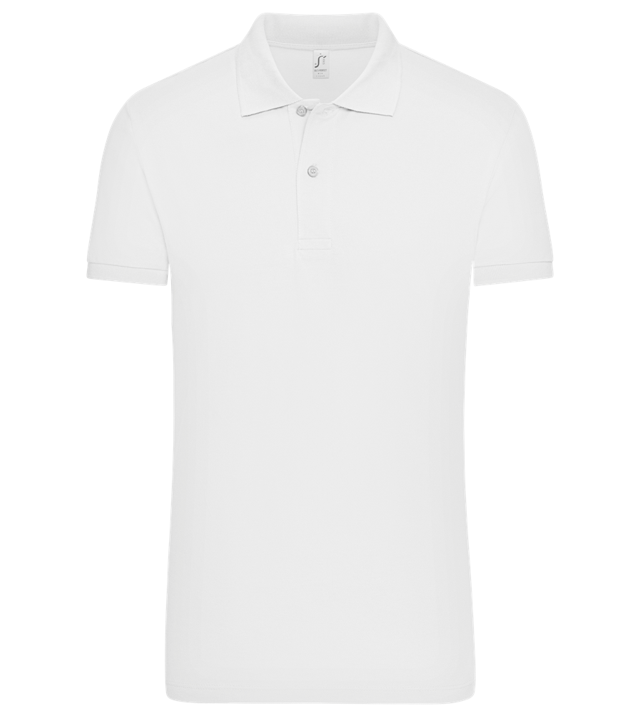 Premium essential men´s polo shirt_WHITE_front