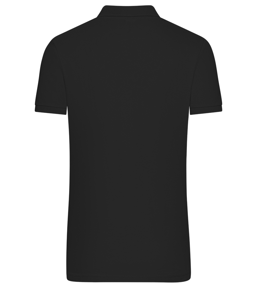 Premium essential men´s polo shirt_BLACK_back