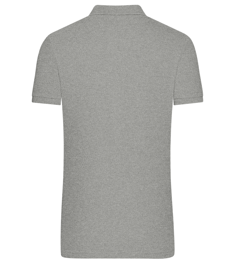 Premium essential men´s polo shirt_ORION GREY II_back