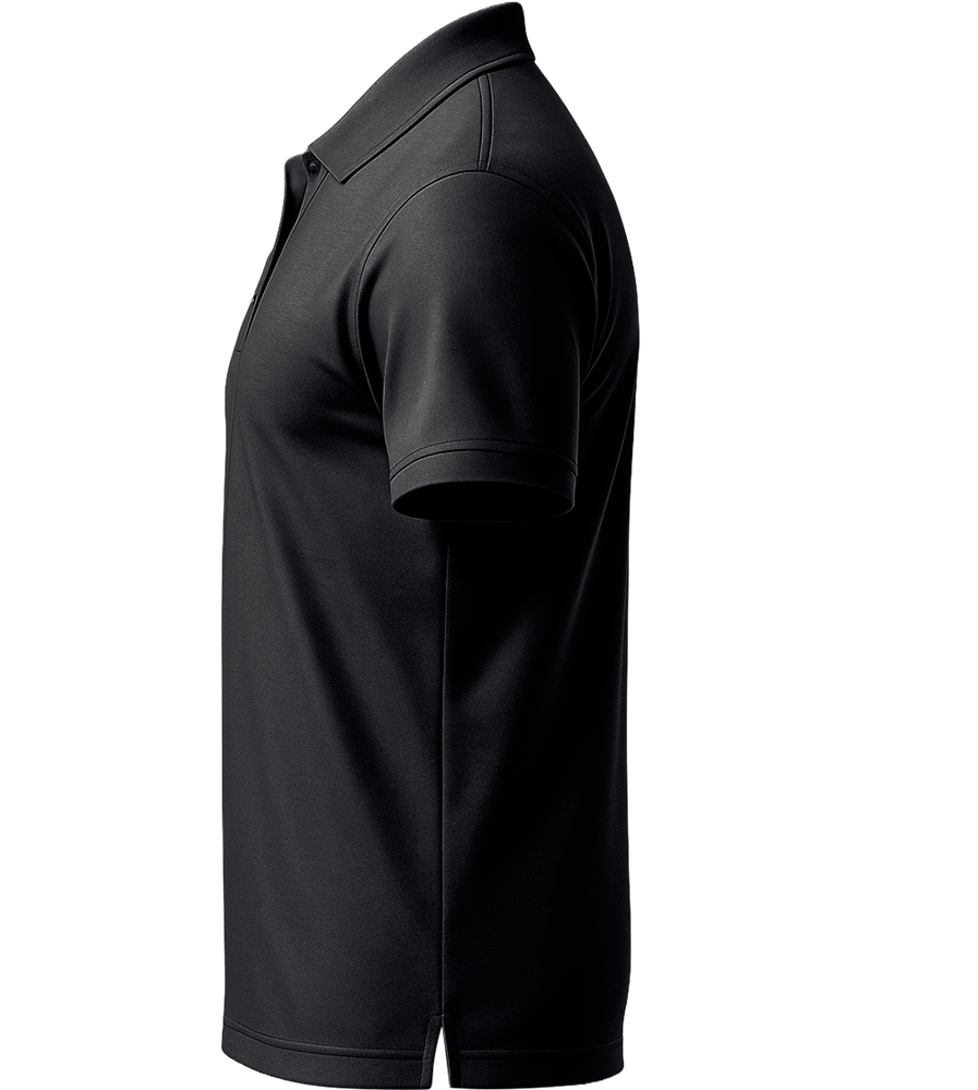 Premium essential men's polo shirt_MOUSE GREY_left