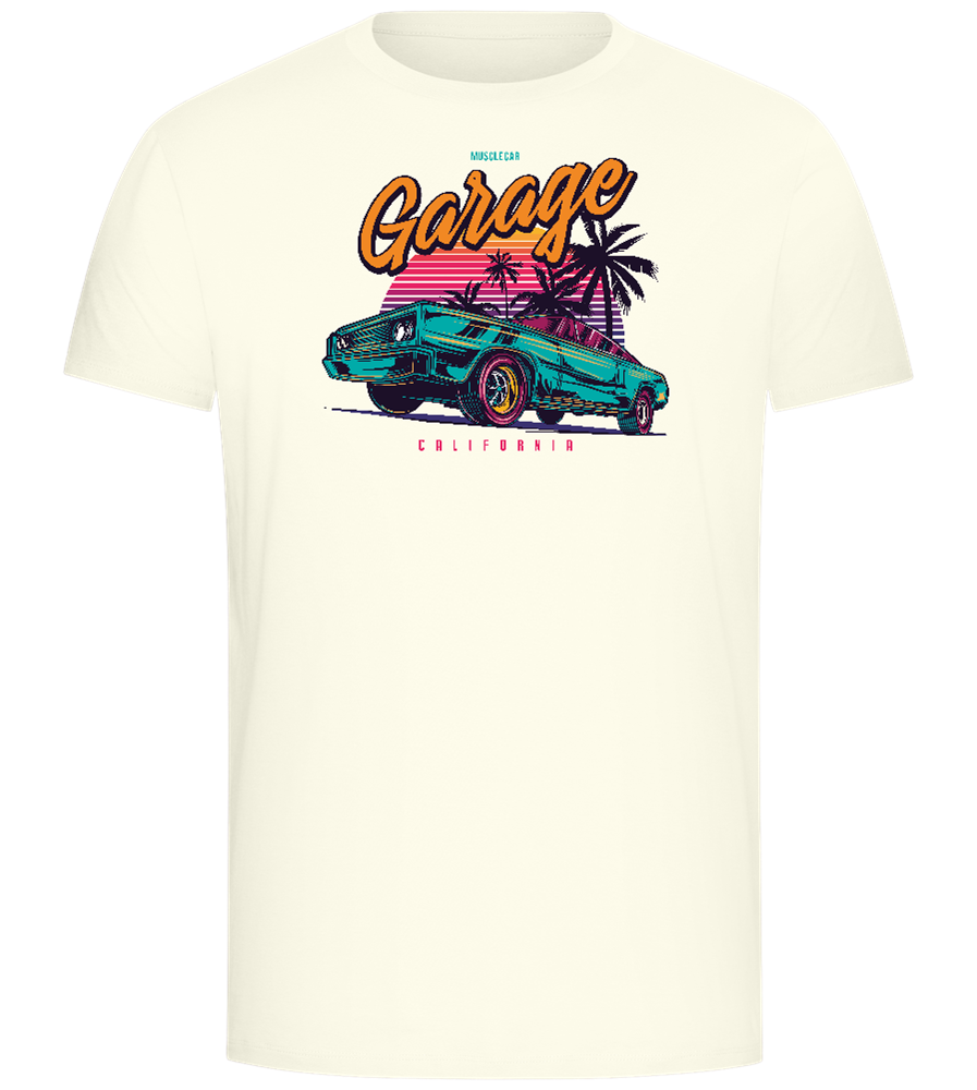 Car Garage Design - Comfort Unisex T-Shirt_ECRU_front