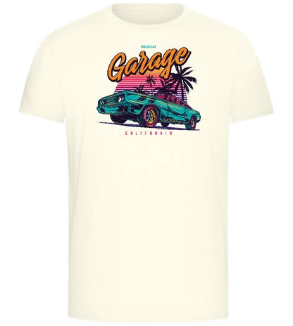 Car Garage Design - Comfort Unisex T-Shirt_ECRU_front