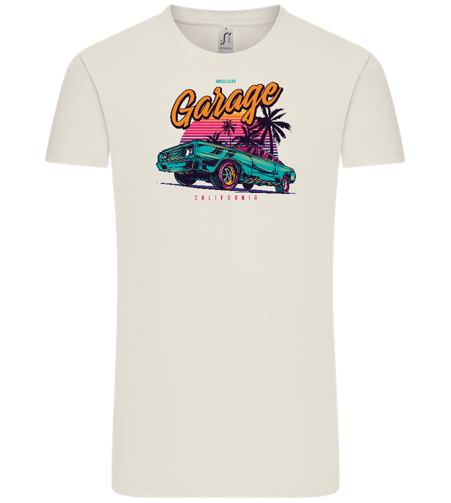 Car Garage Design - Comfort Unisex T-Shirt_ECRU_front