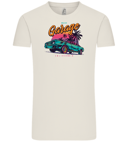 Car Garage Design - Comfort Unisex T-Shirt_ECRU_front